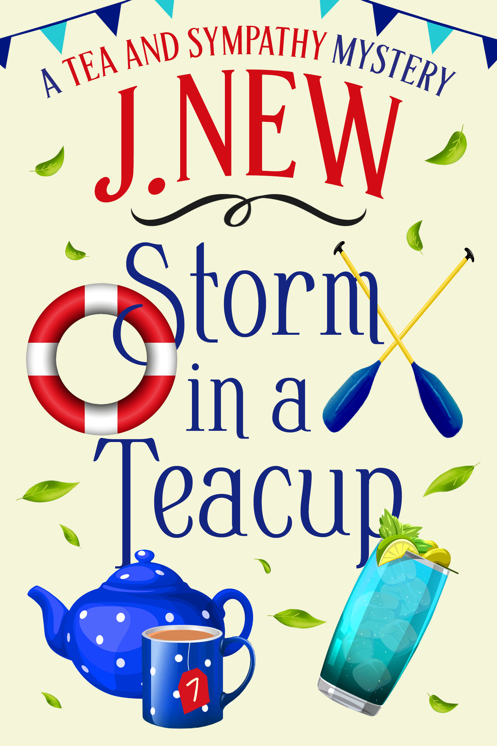 Storm in Teacup is the popular seventh book in the British cozy culinary mystery series by author J. New