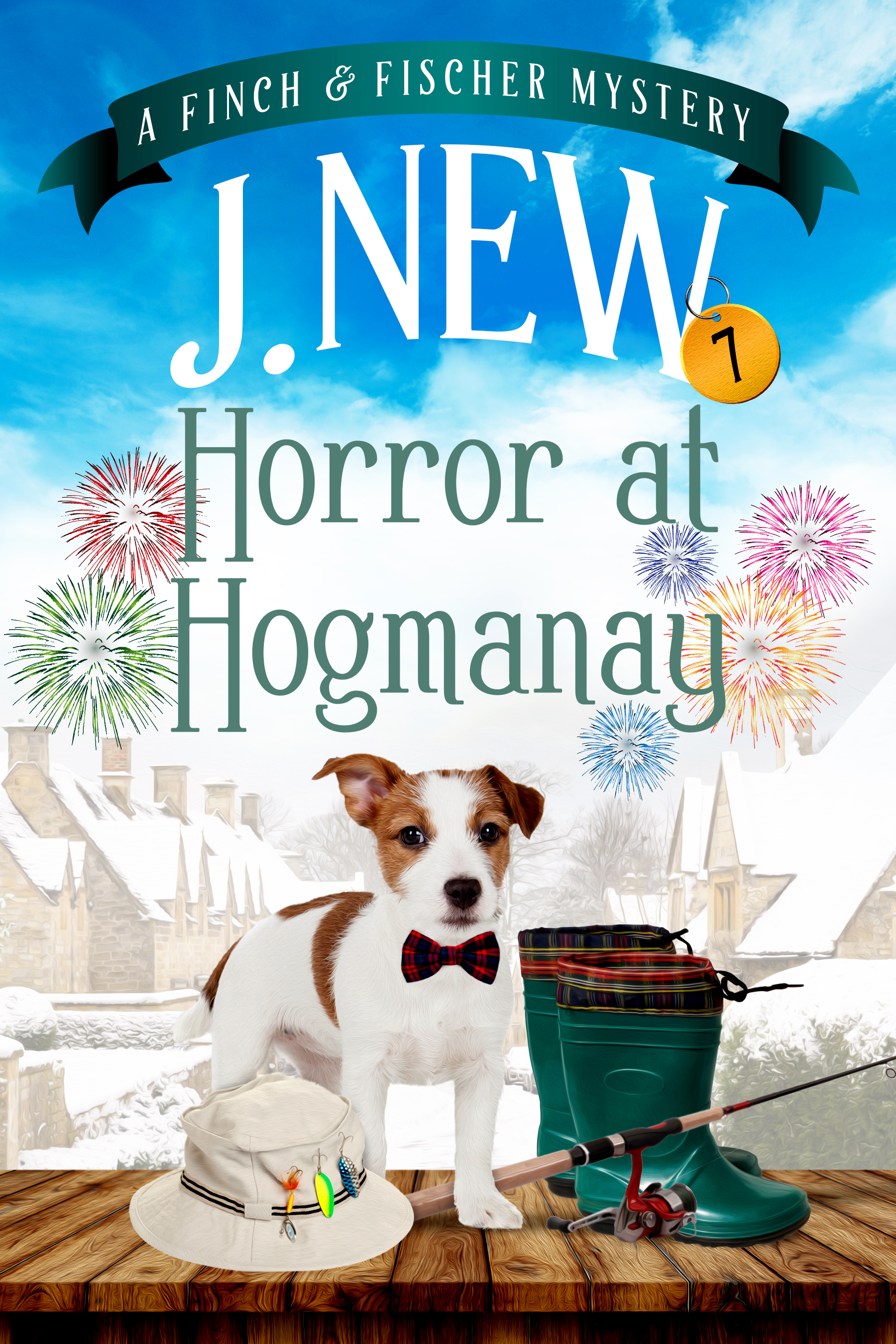 Horror at Hogmanay book 7 in the populat Finch and Fischer British cozy mystery series by J. New