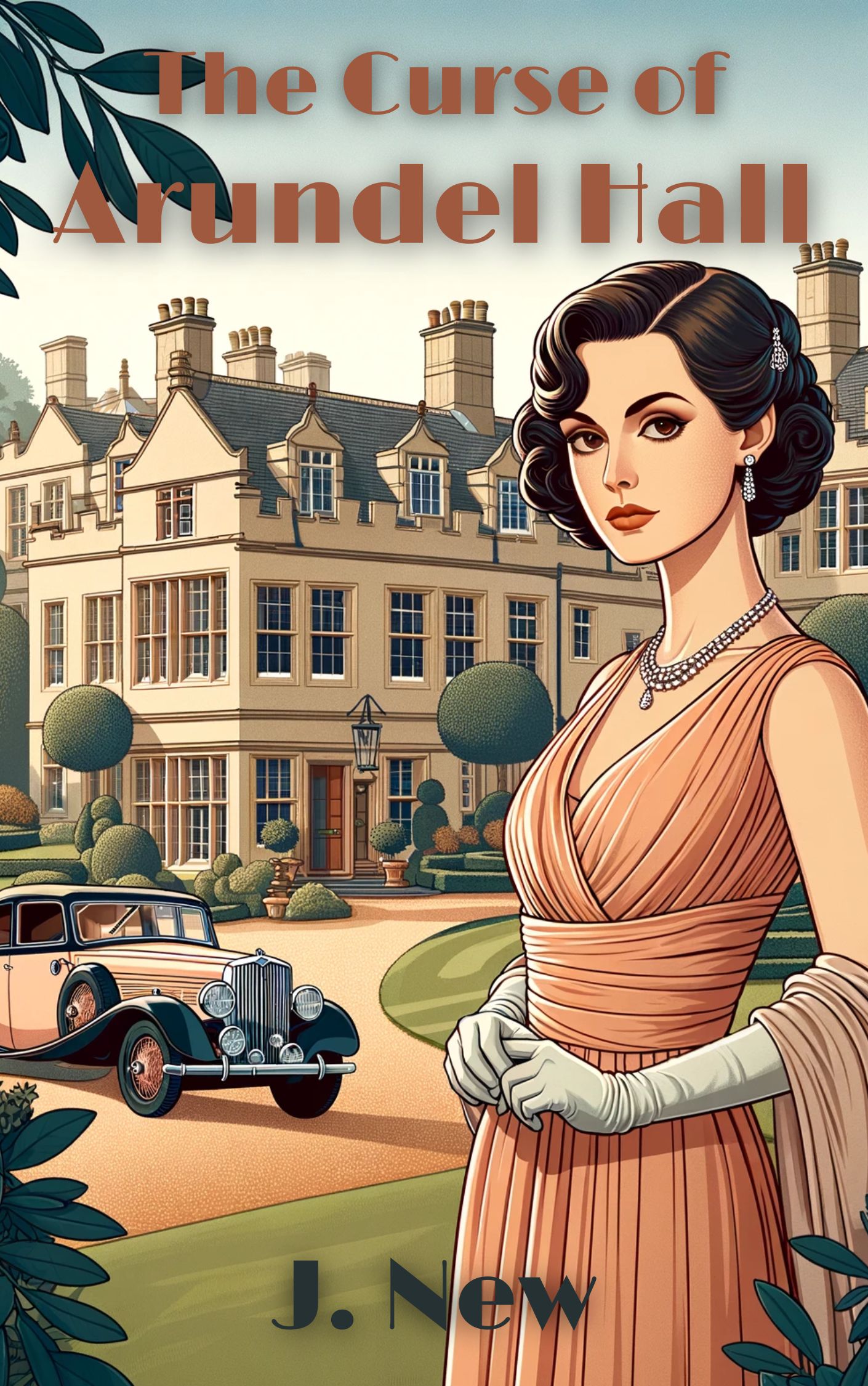 The Curse of Arundel Hall book 2 in the hugely popular British Historical 1930s cozy mystery series by author J. New