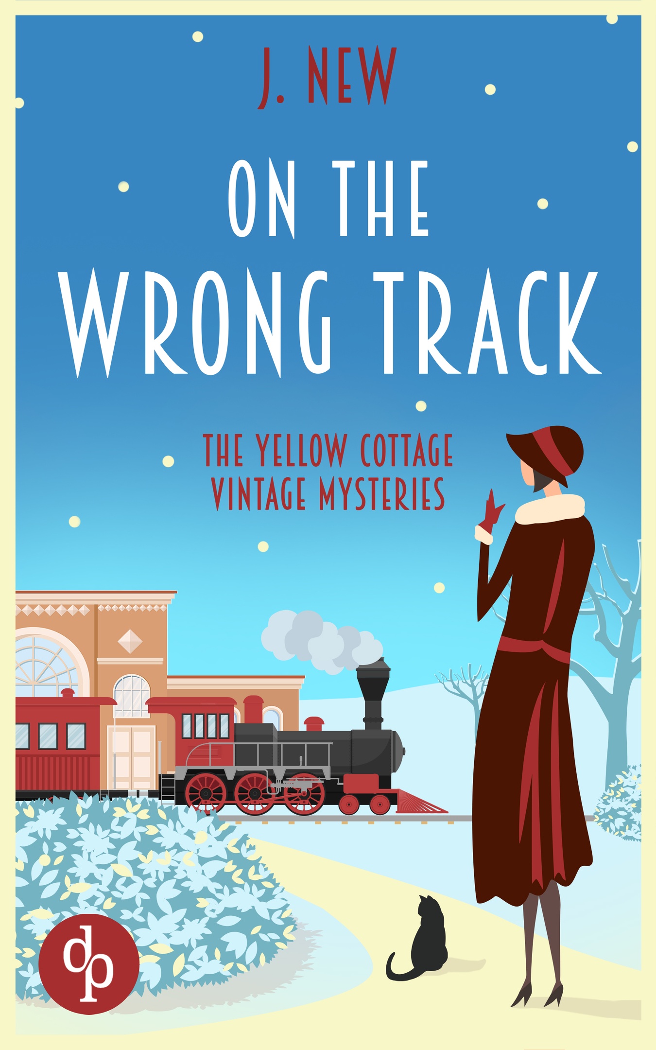 On the Wrong Track book 6 in the bestselling Yellow Cottage Vintage mysteries by J New