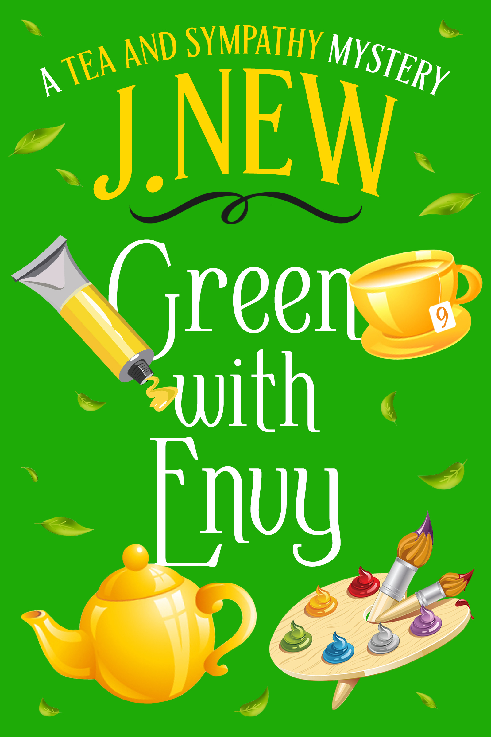 Green with Envy book 9 in the hugely popular British cozy mystery series by J New