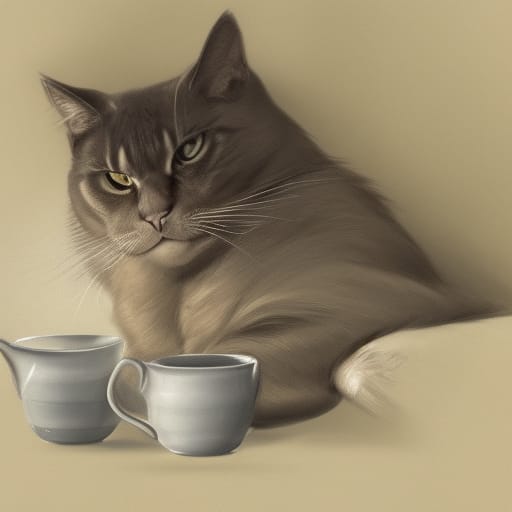 This cat always gets the cream (sometimes twice.) Earl Grey.