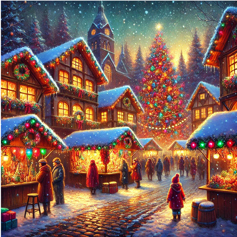 Plumpton Mallet's Christmas market.